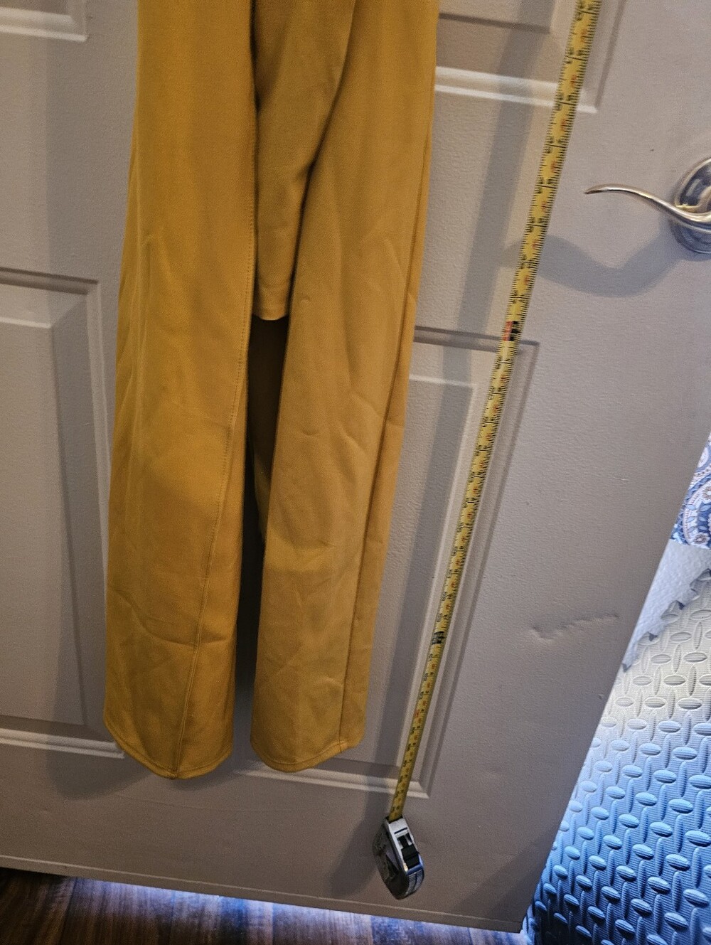 ☀️Lane Bryant Mustard Jumpsuit with Tie Waist ~ Plus size / Curvy 14 - Picture 7 of 10